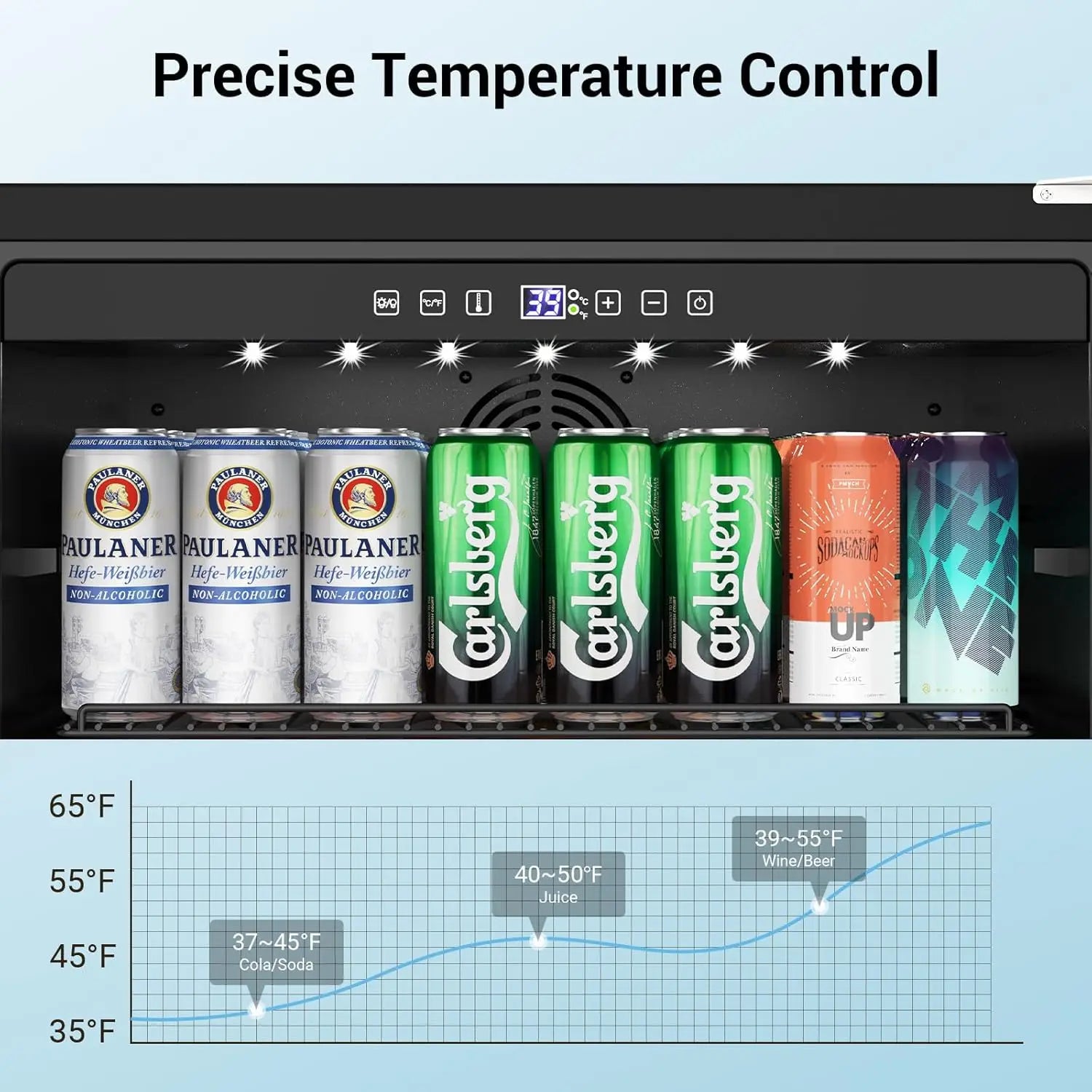 Beverage Refrigerator190 Cans 24 Inch
