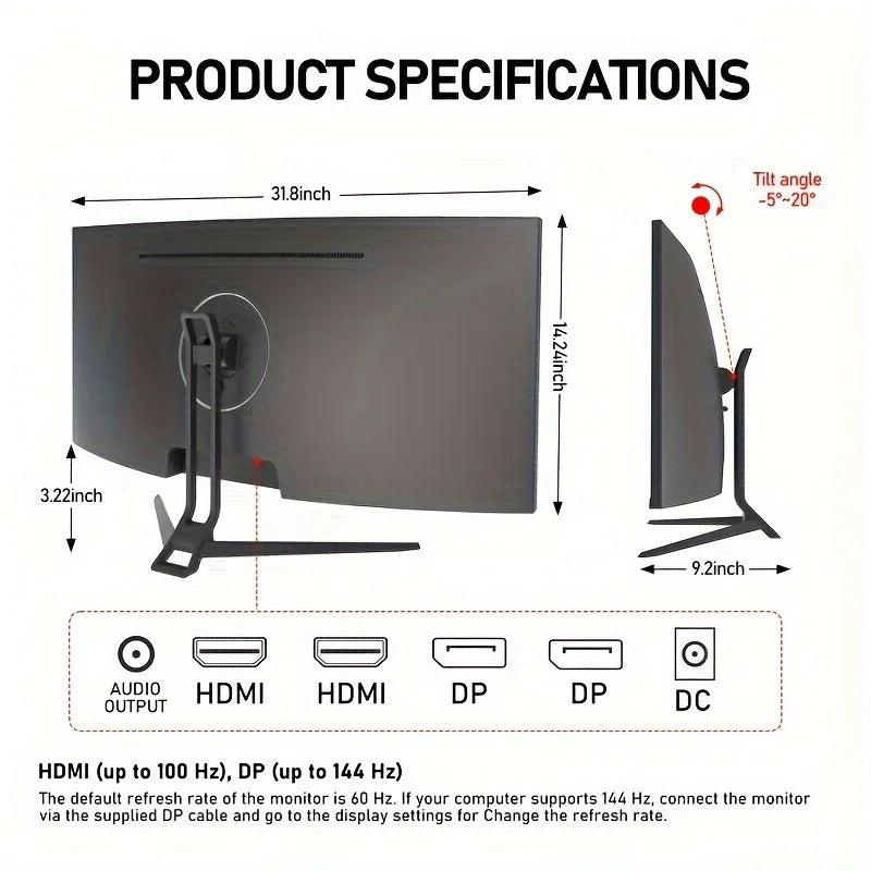 34" Curved Gaming Monitor