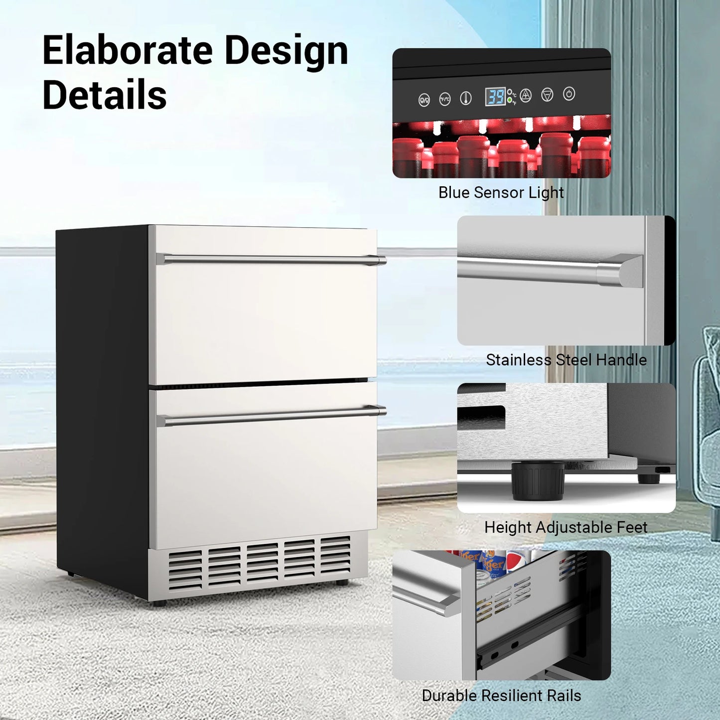 Refrigerator For Patio, Outdoor Kitchen