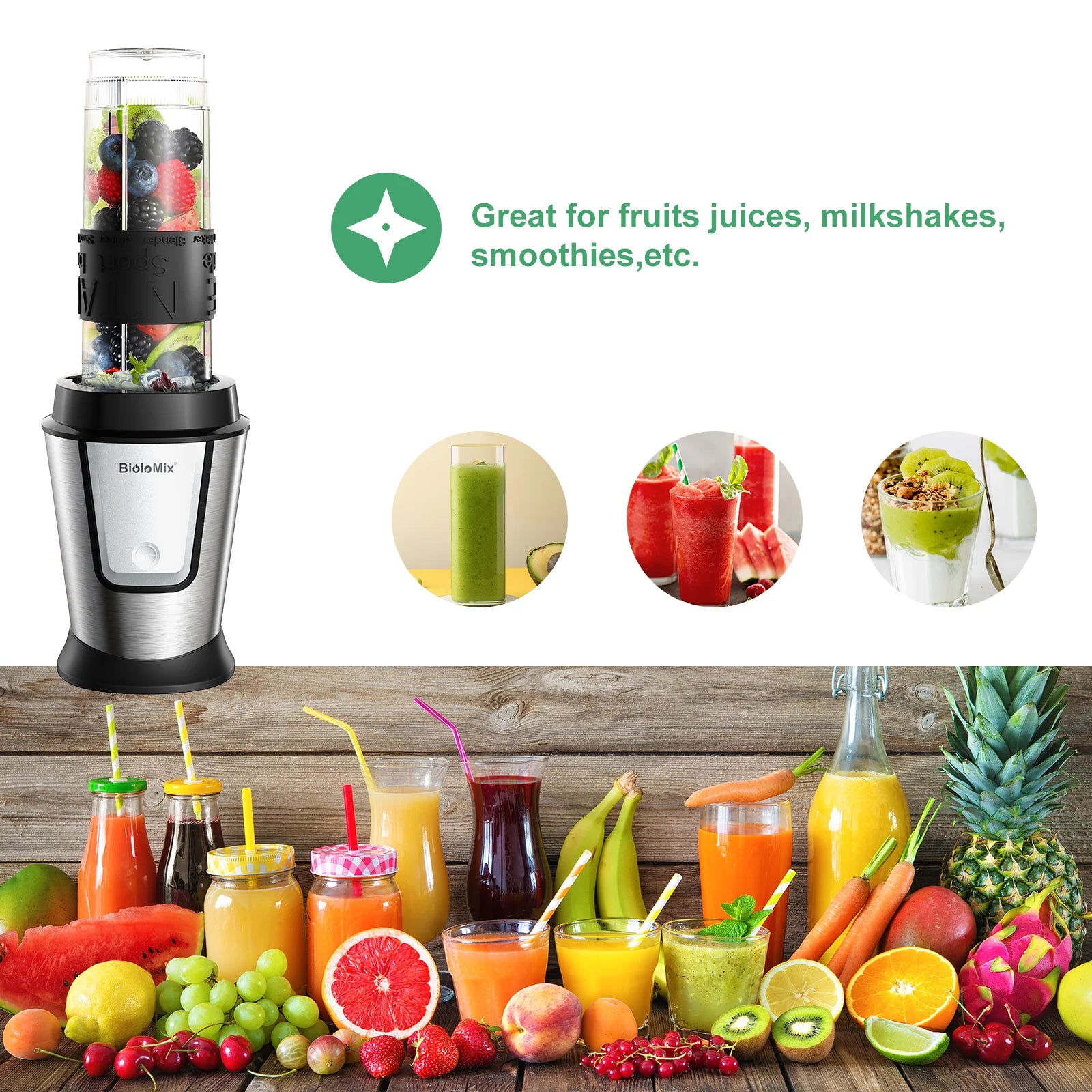 Food Juicer Blender Dry Grinder