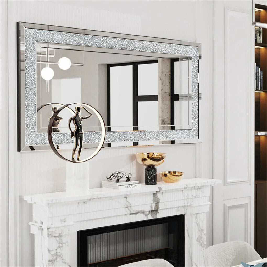 Rectangular Diamond Wall Mirror
