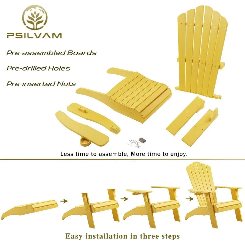 Adirondack Chair with Cup Holder