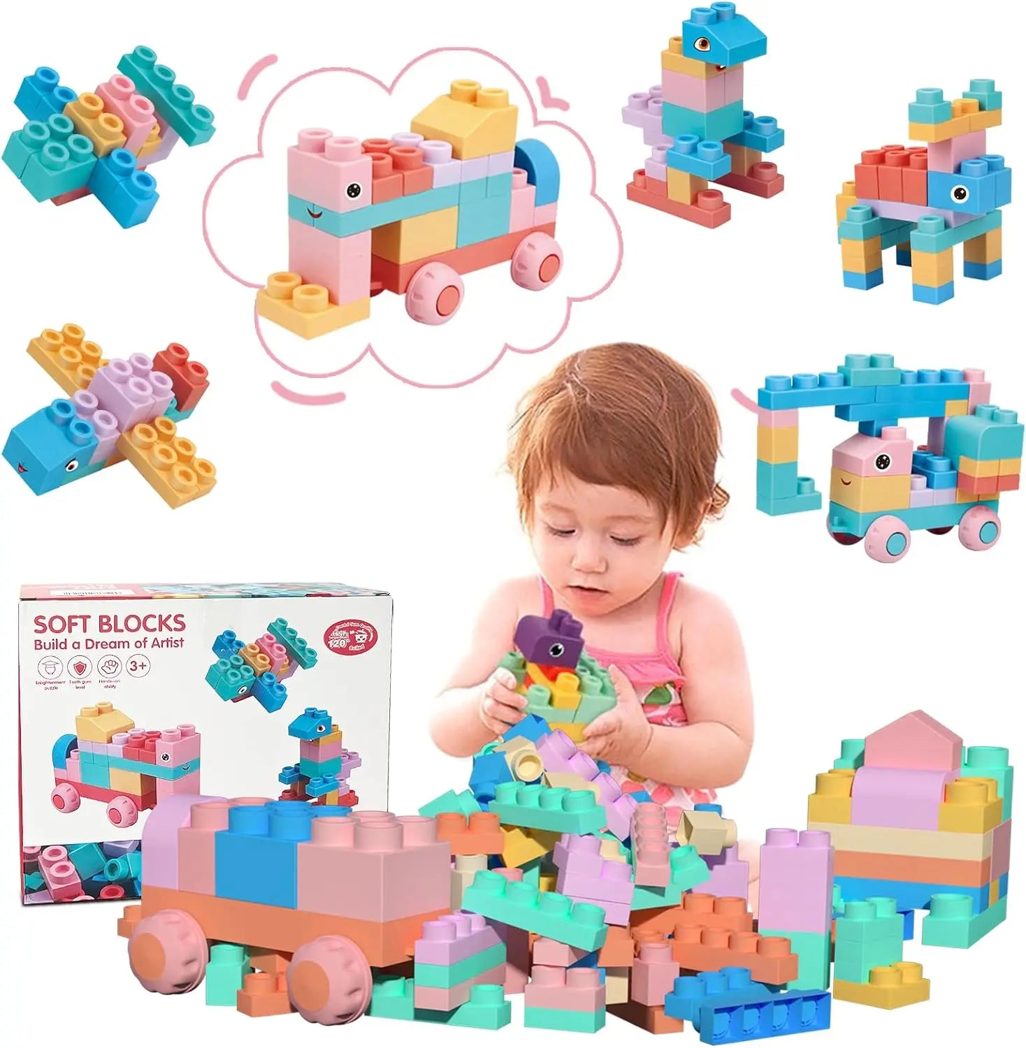 Soft Building Block Sets for Kids’ Creative Play