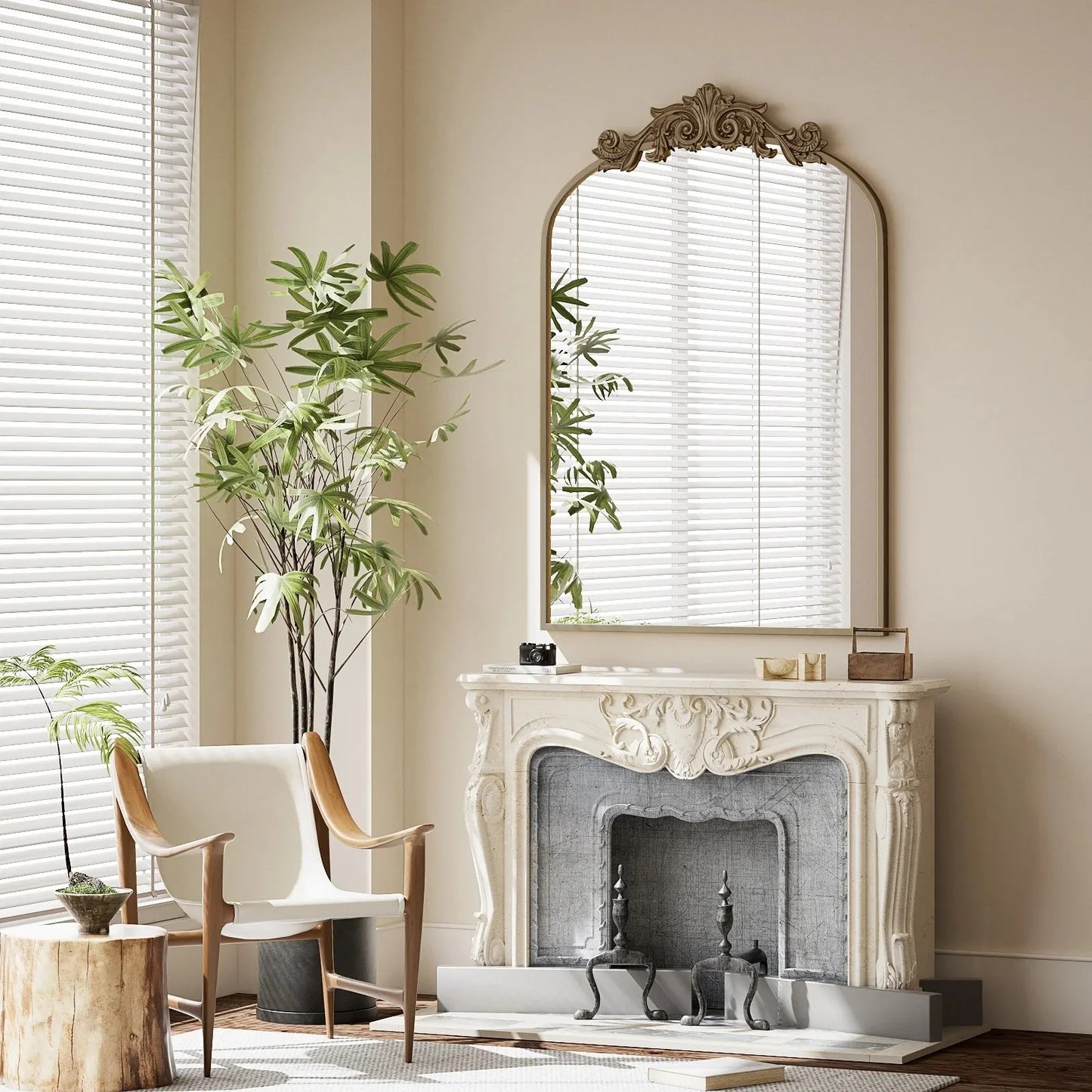 26"x38" Arched Vanity Wall Mirror