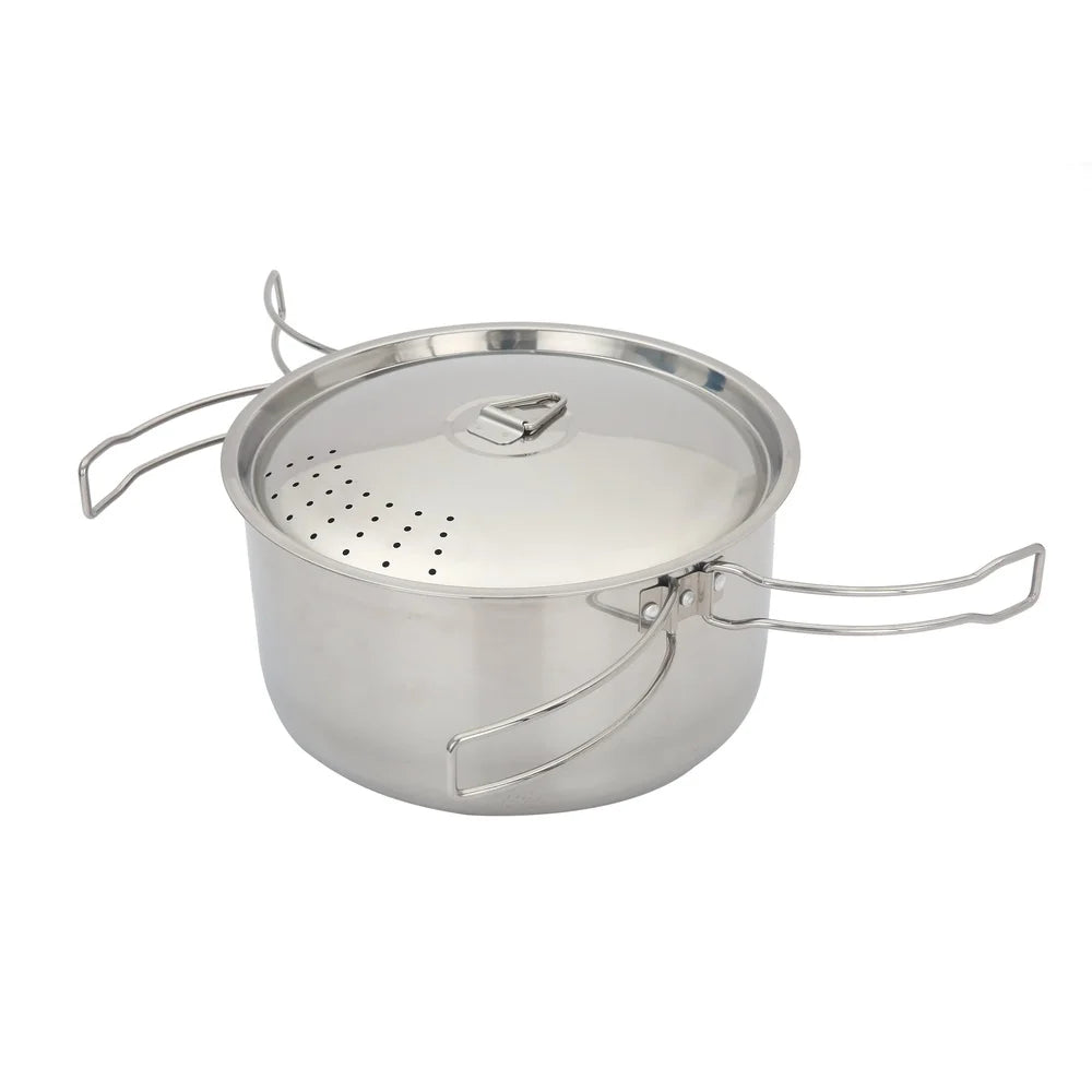 22 Piece Camping Cookware Set for Hiking & Outdoor Trips