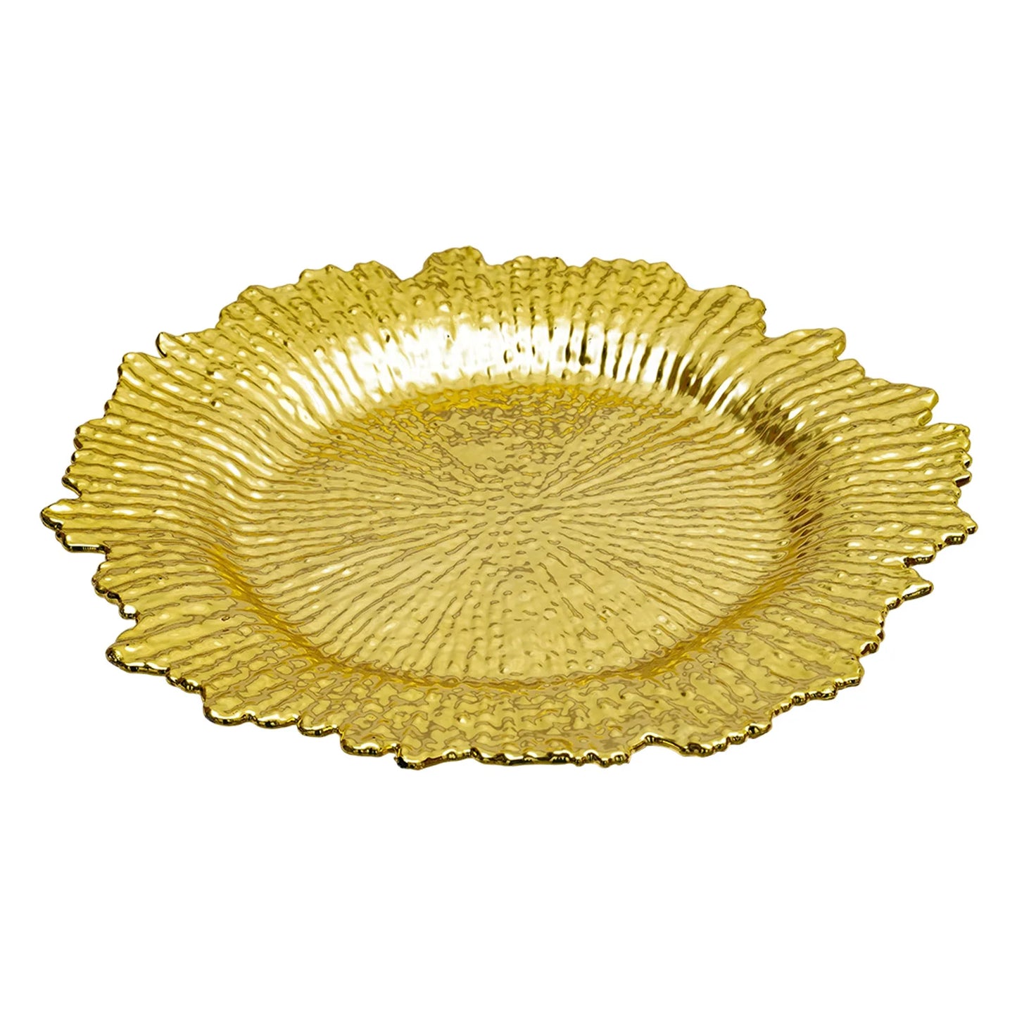 Flora Reef Gold Plates - 24 Pack