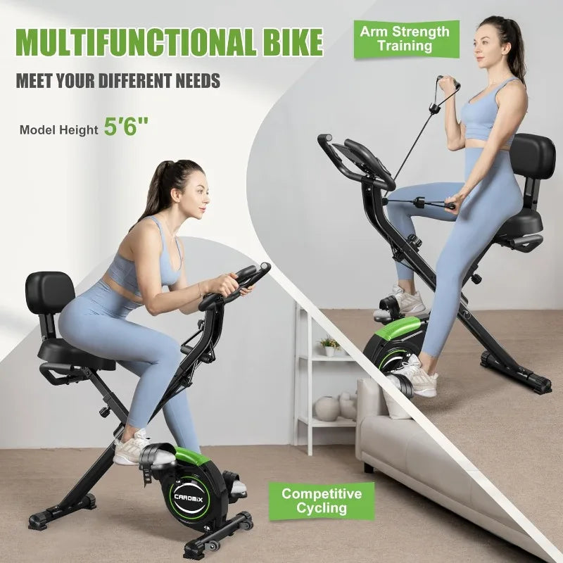 Folding Upright Exercise Bike