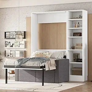 Queen Size Murphy Bed Cabinet