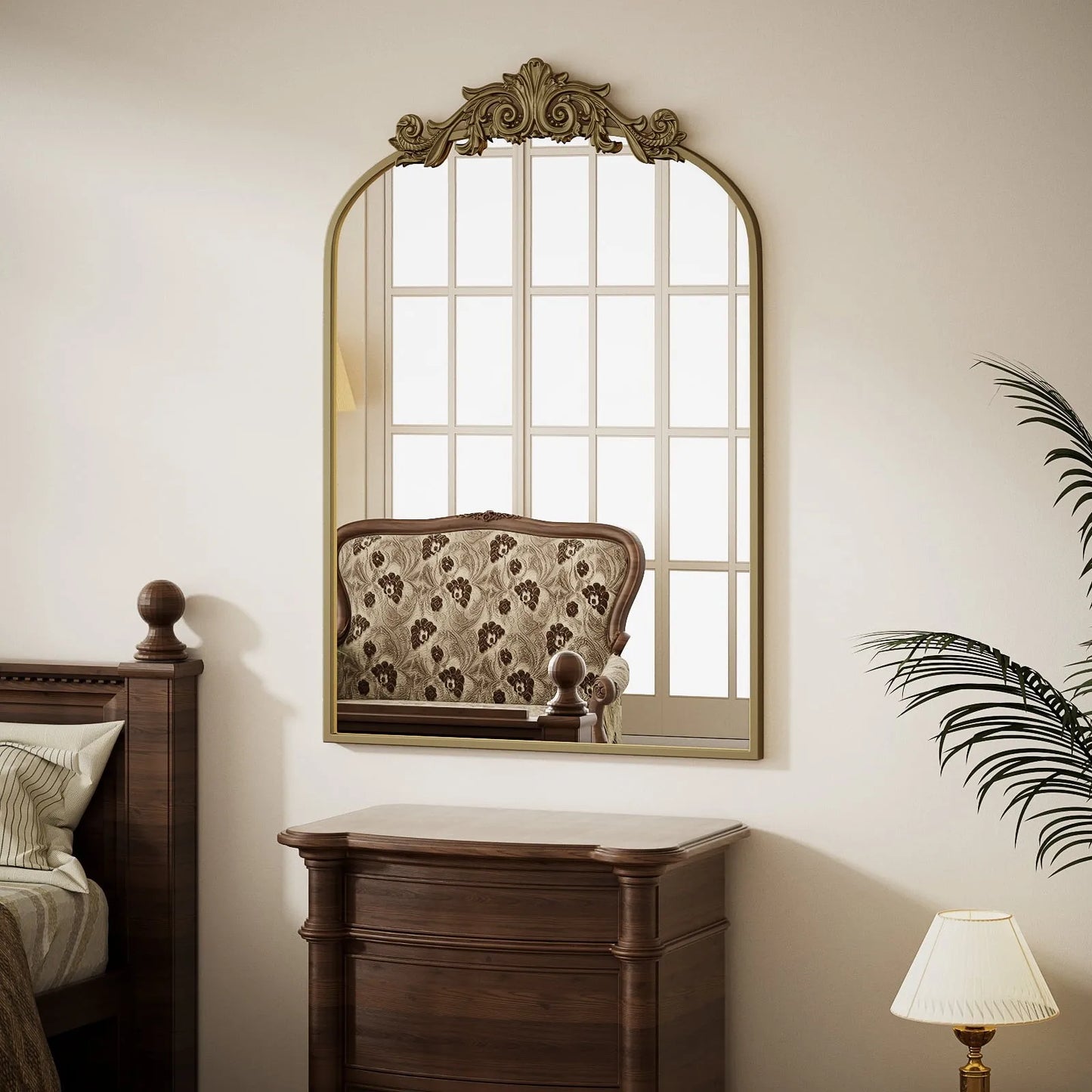26"x38" Arched Vanity Wall Mirror