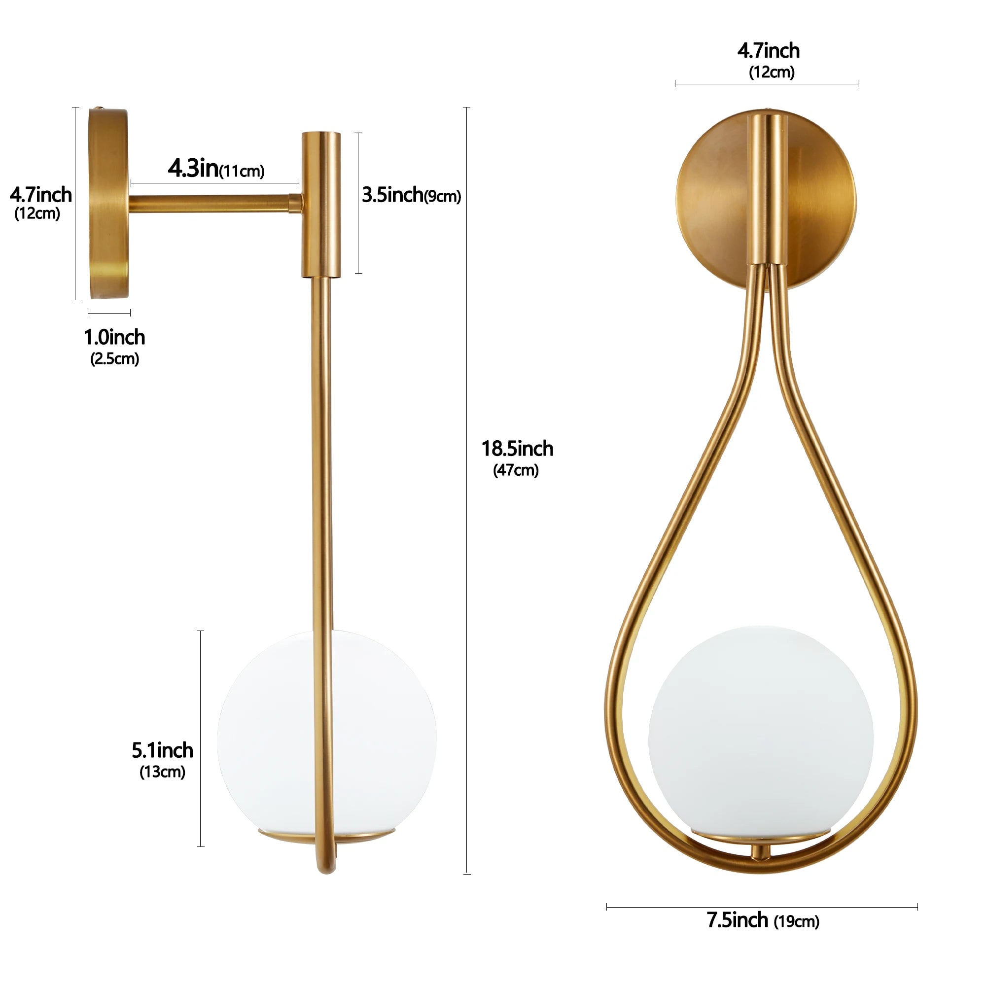 Luxury Globe Wall Lights