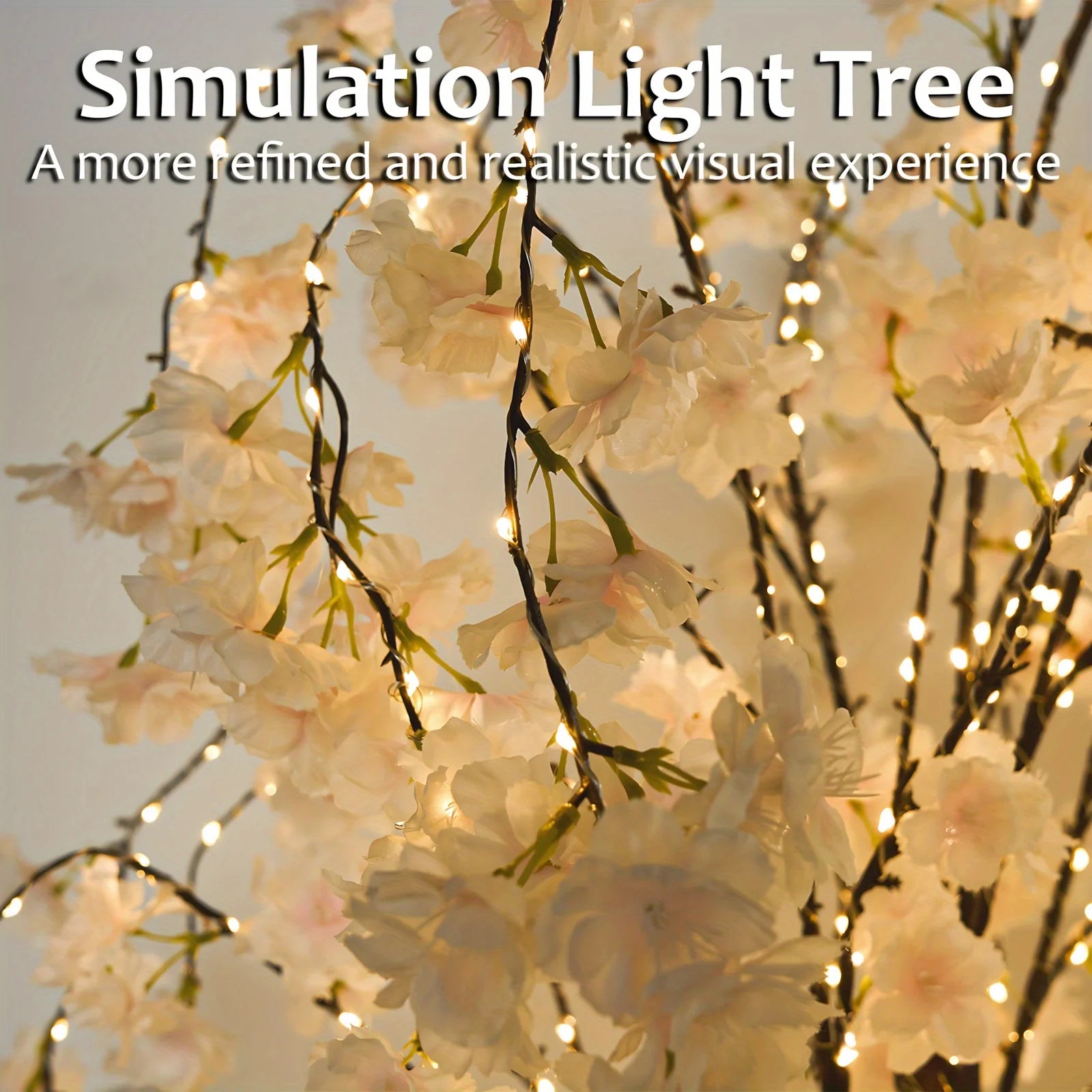 Cherry Blossom Tree Light Elegant Decorative