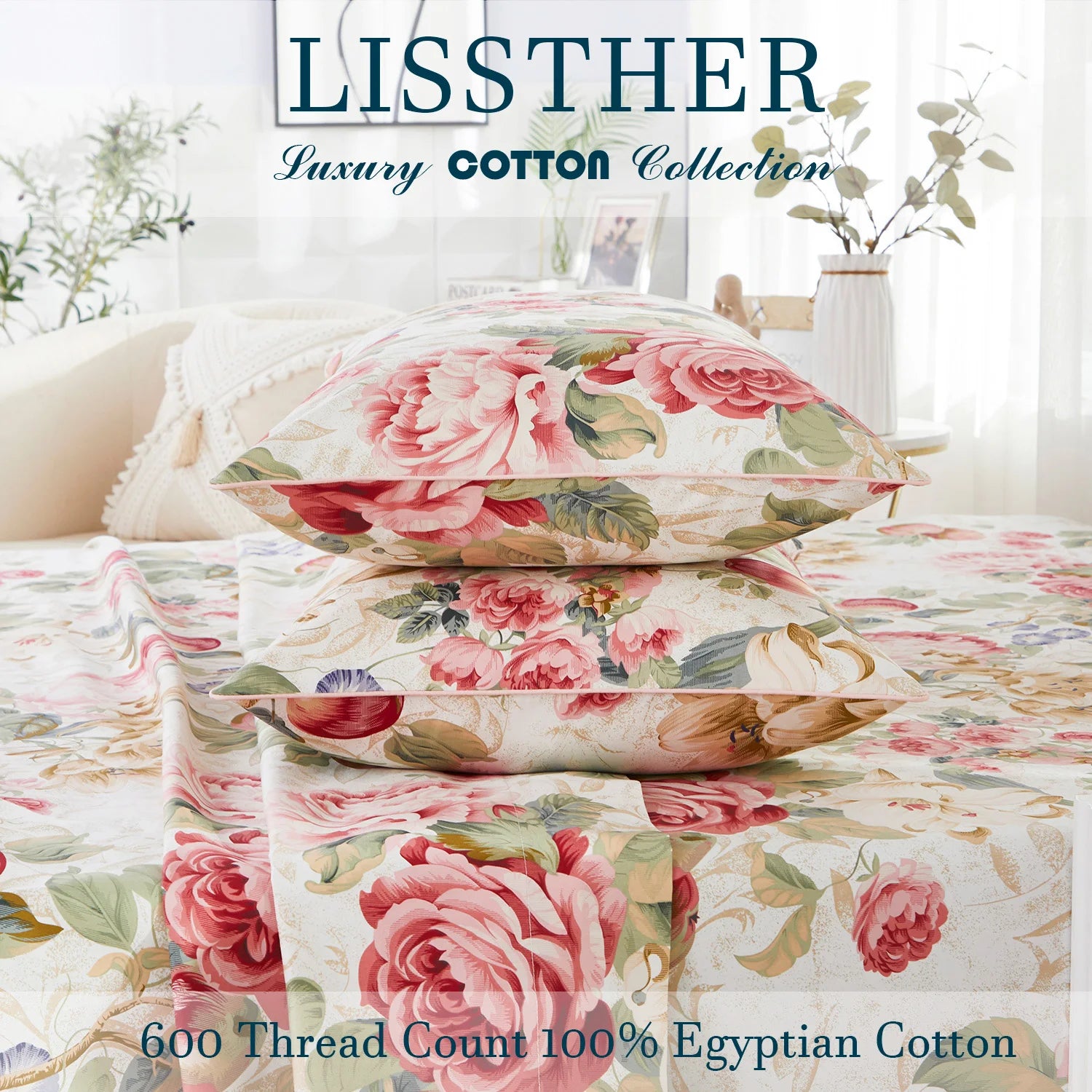 Egyptian Cotton Fitted Sheet for Comfortable Night’s Sleep