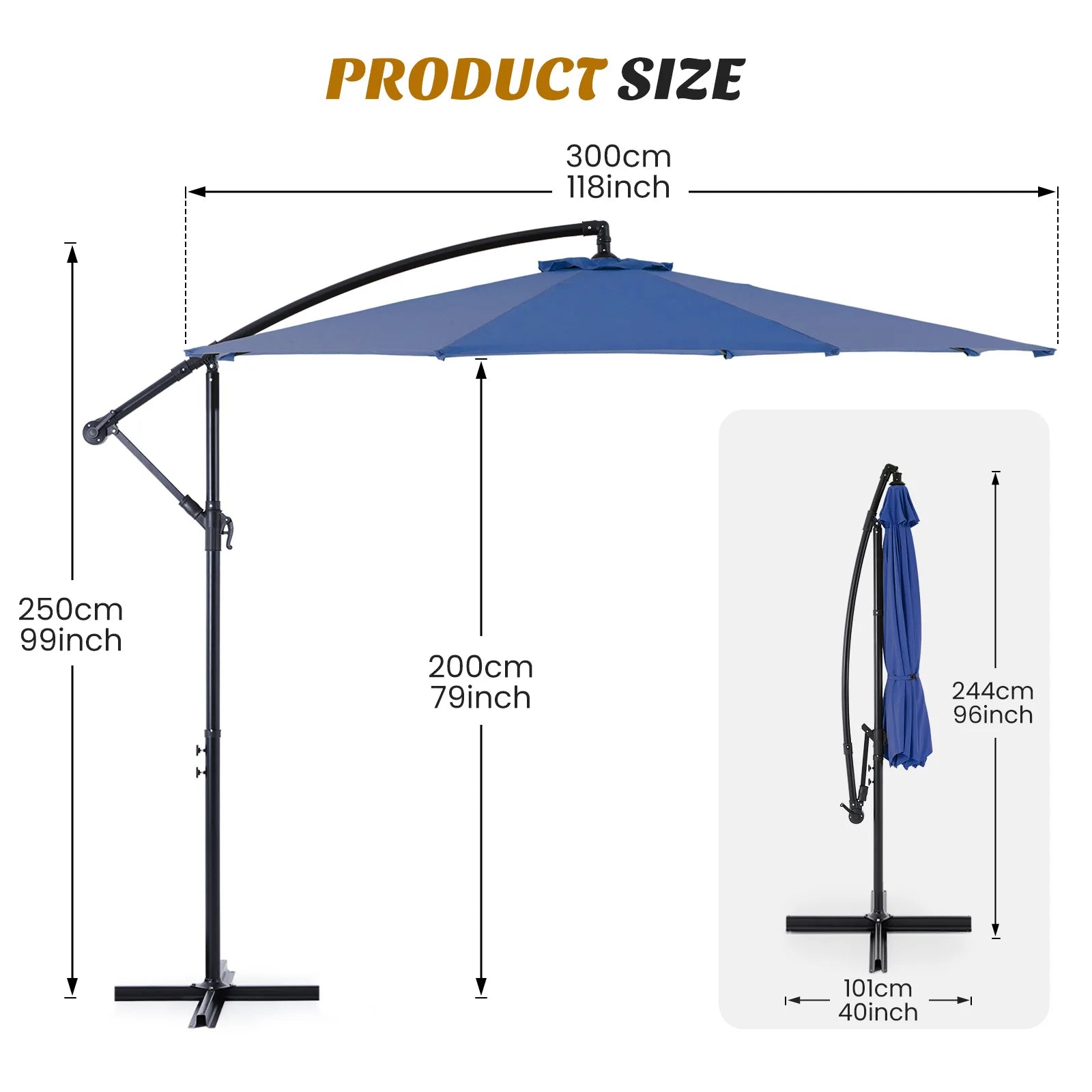 Patio Umbrella Hanging Cantilever