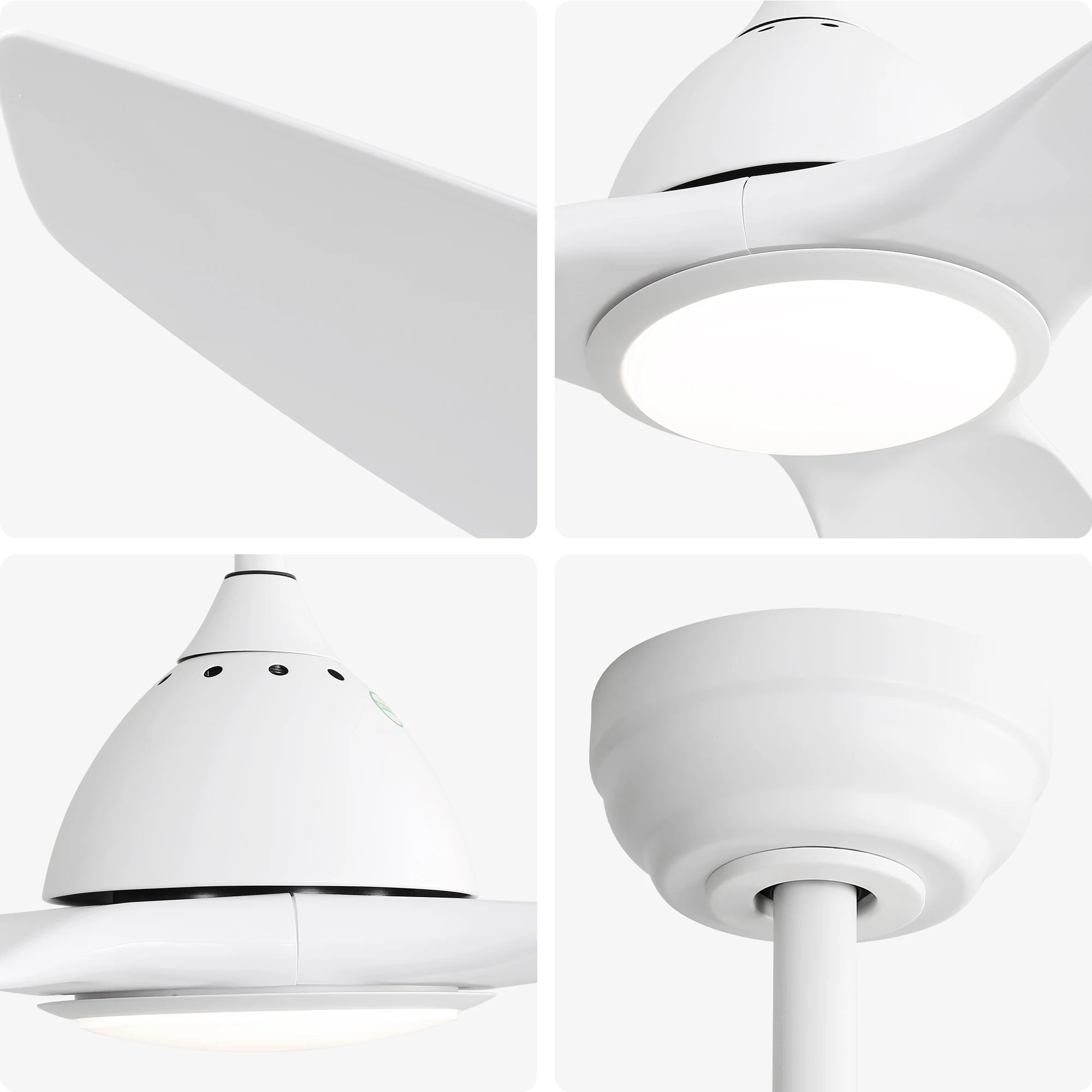 52-Inch Ceiling Fan LED DC Energy Efficient Modern Design