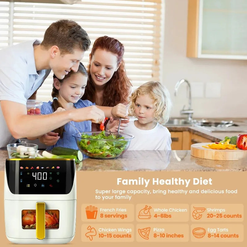 White Air Fryer 8.5QT