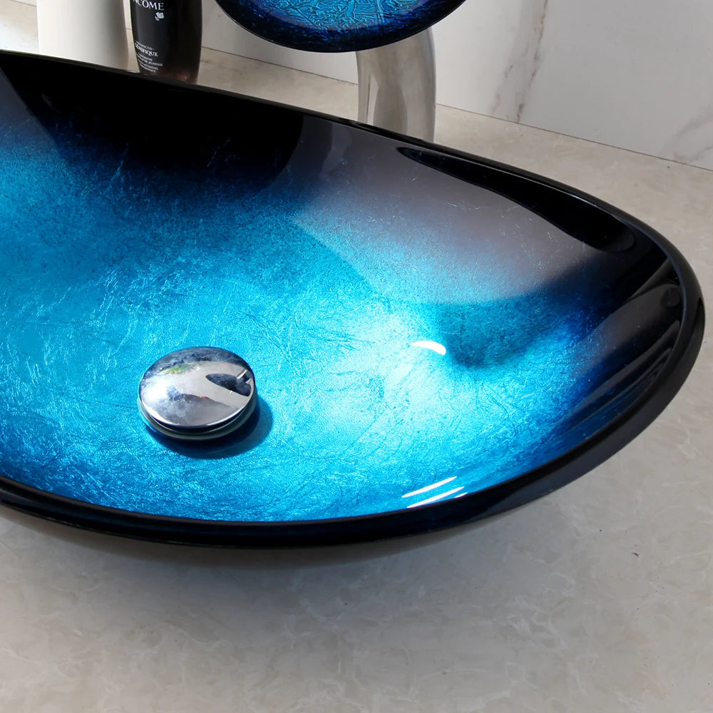 Tempered Glass Vessel Sink