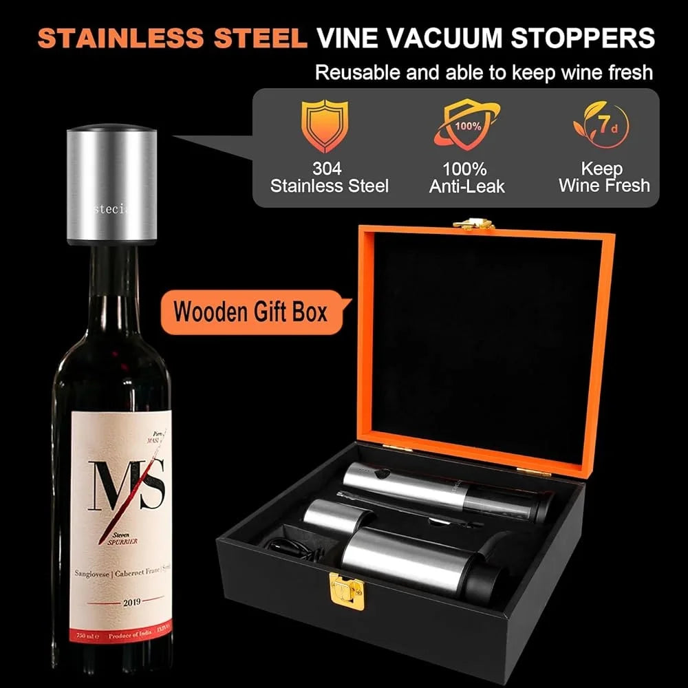 Electric Wine Opener Set