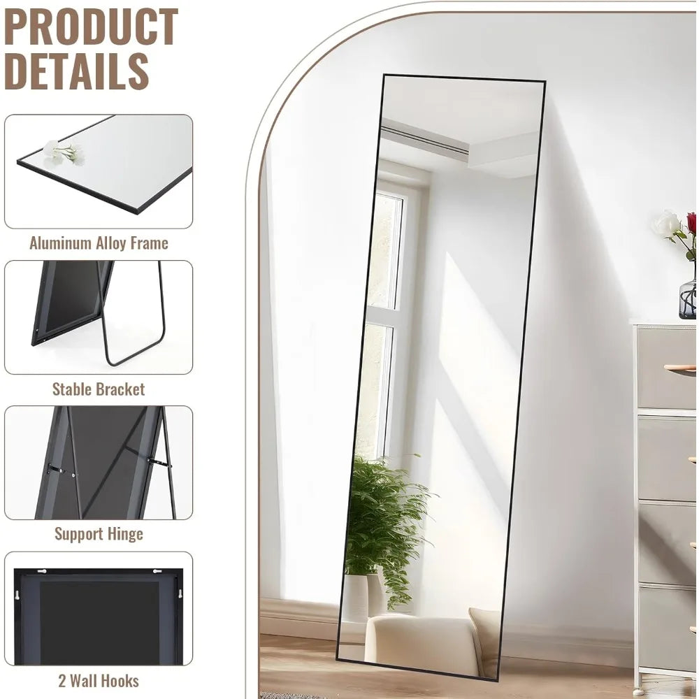64Lx21W Full Length Mirror