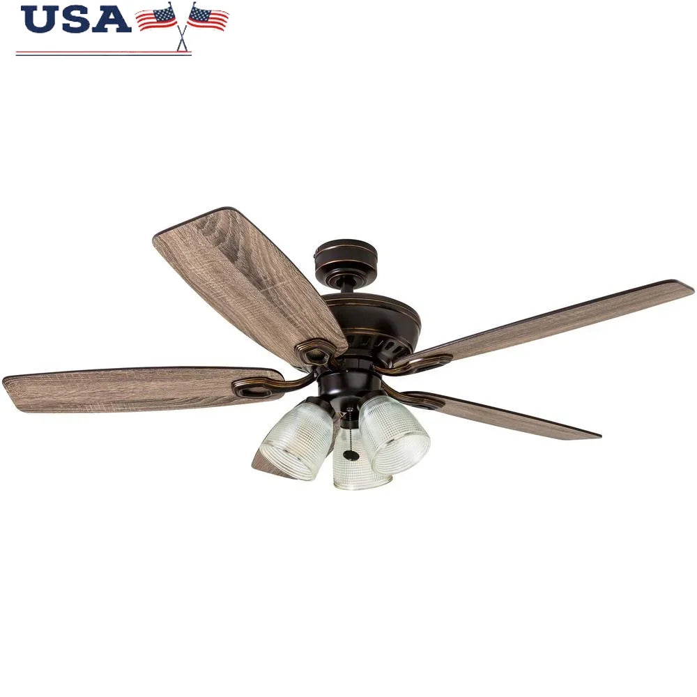 Bronze Ceiling Fan with 5Blades