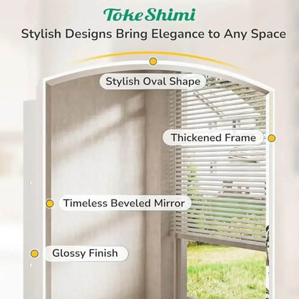 Oval Mirror Medicine Cabinet