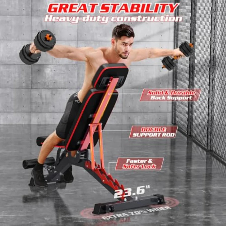 Adjustable Weight Bench/1200LBS