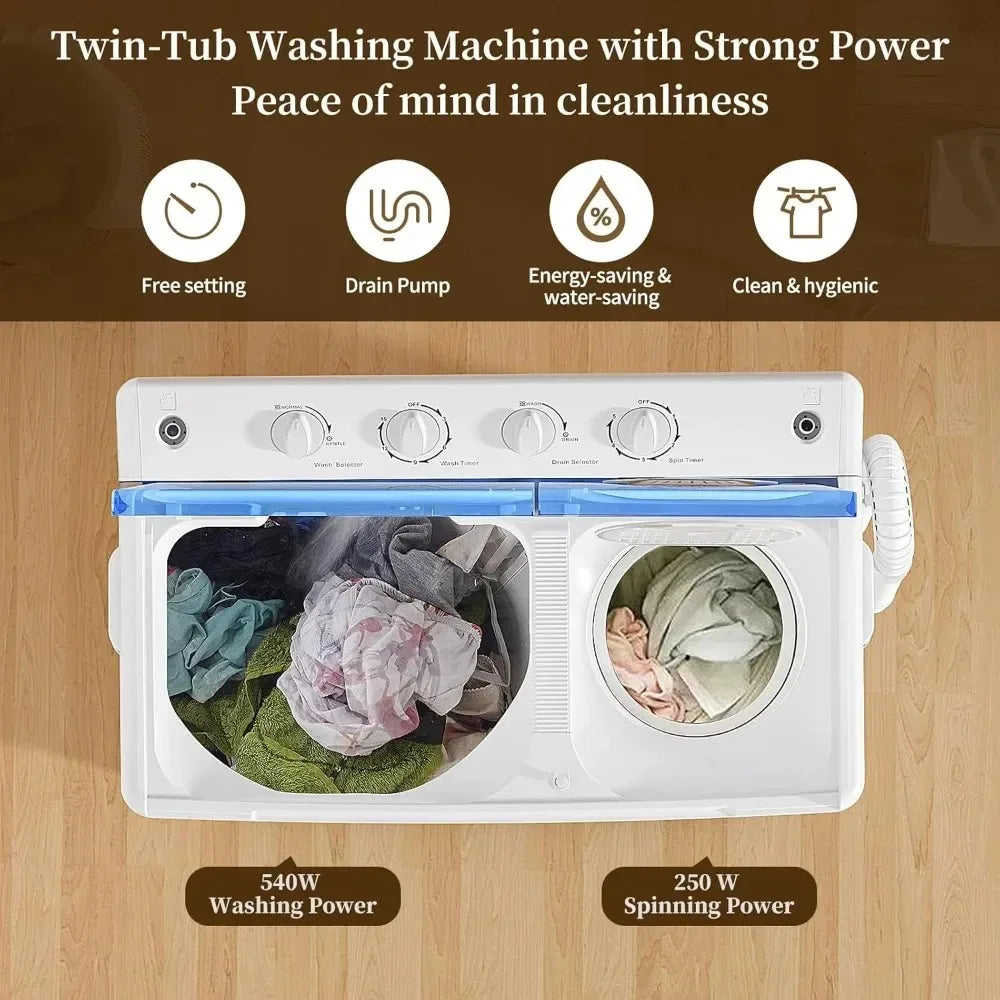Washing Machine Dryer Combo/40LBS Capacity