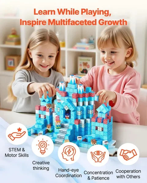 Magnetic Blocks Montessori Sensory Toys