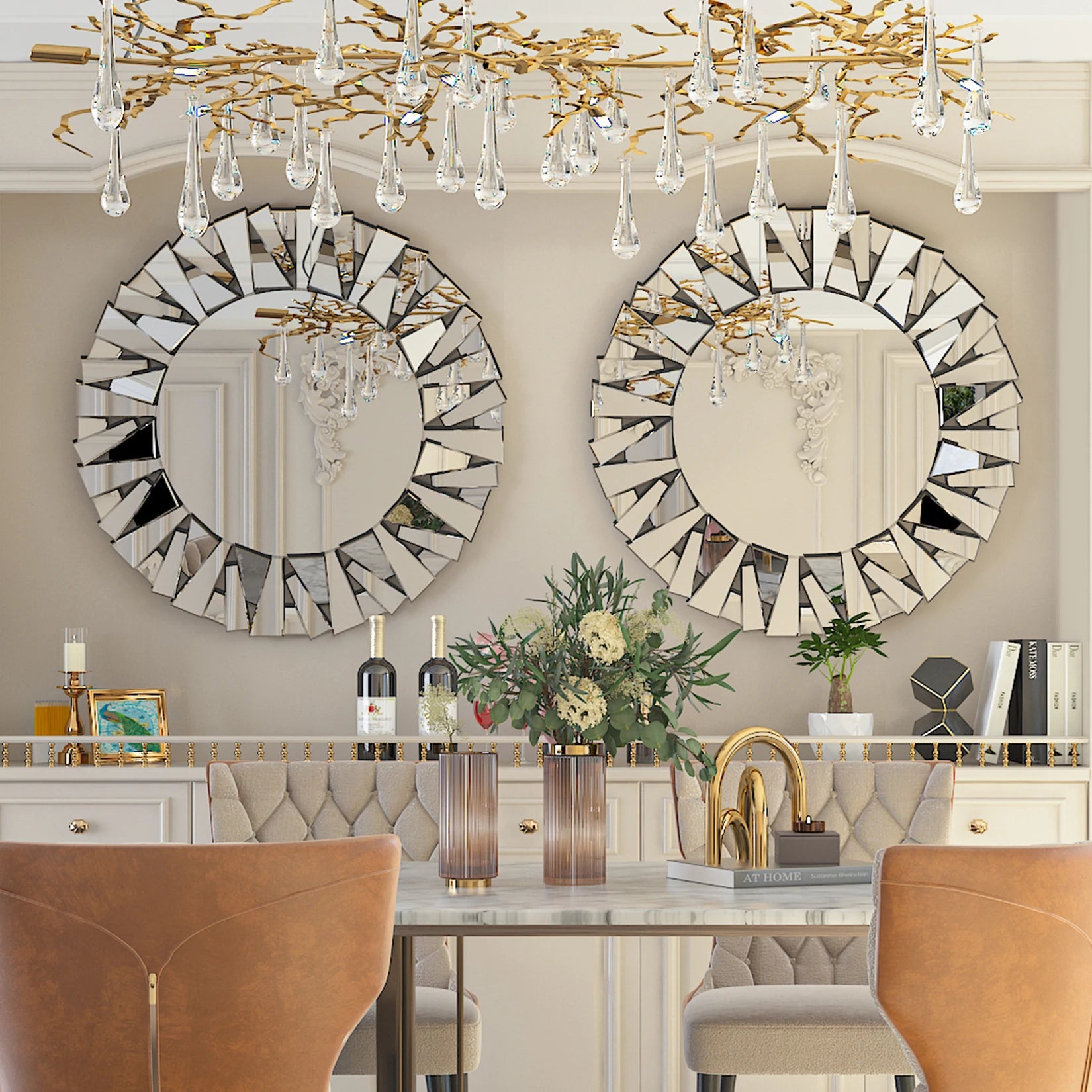 Decorative Wall Mirror Accents