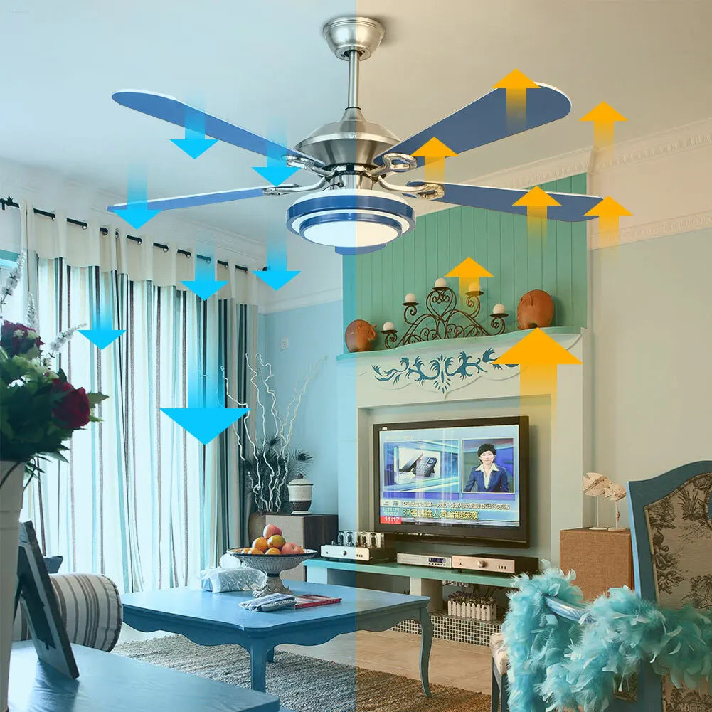 Remote Controlled Ceiling Fan LED Light
