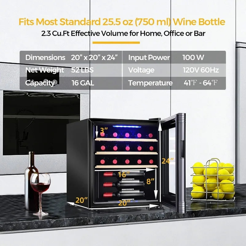 21 Wine Bottle, Beverage Chiller