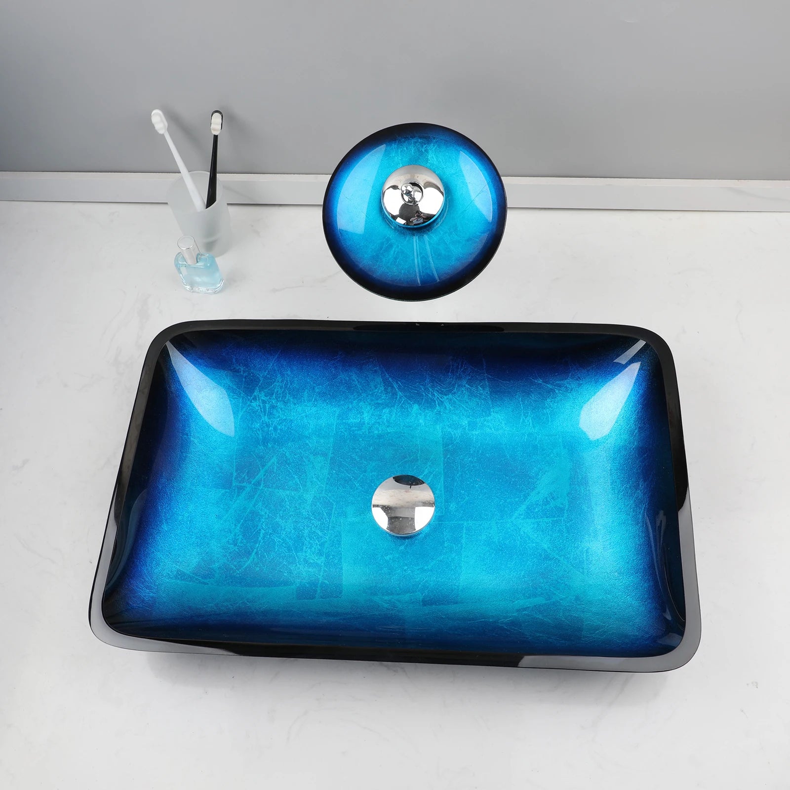 Tempered Glass Vessel Sink