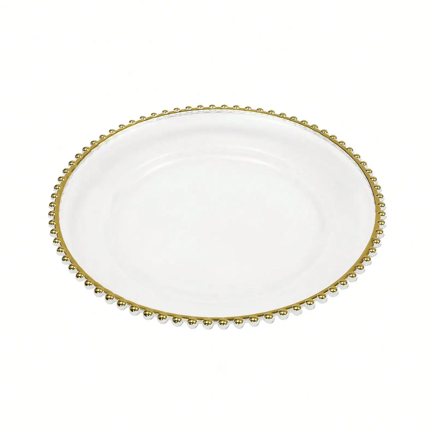 Clear Charger Plates 25 PCS