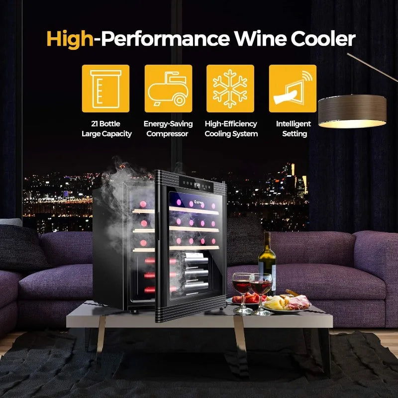 21 Wine Bottle, Beverage Chiller