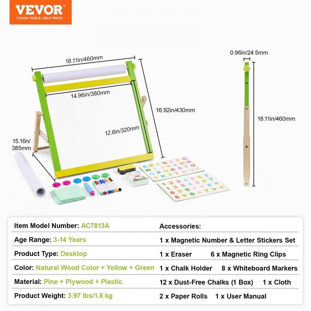 Tabletop Kids Art Easel