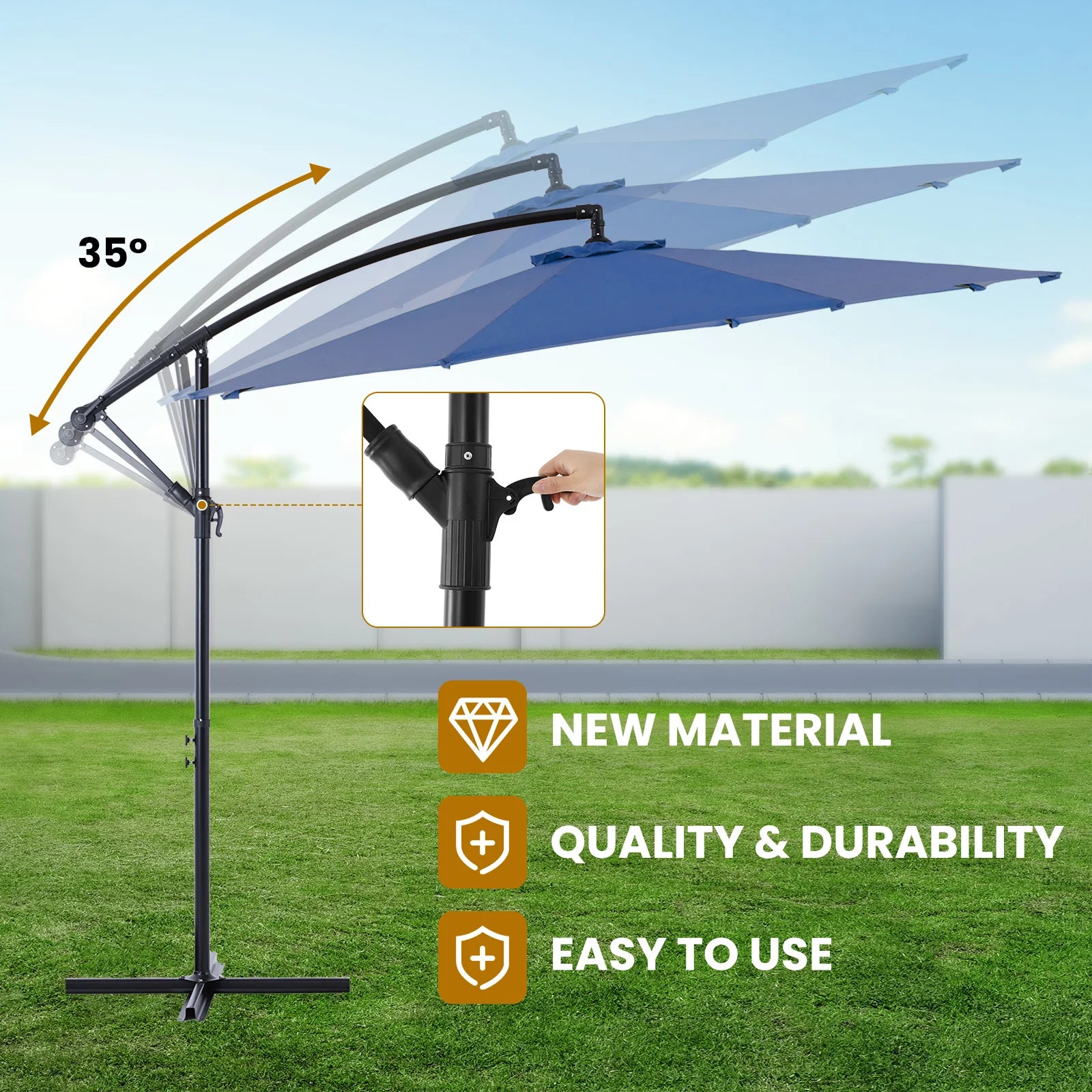 Patio Umbrella Hanging Cantilever