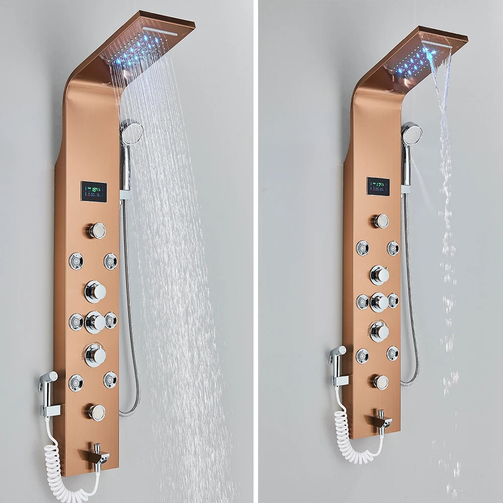 LED Intelligent Bathroom Shower