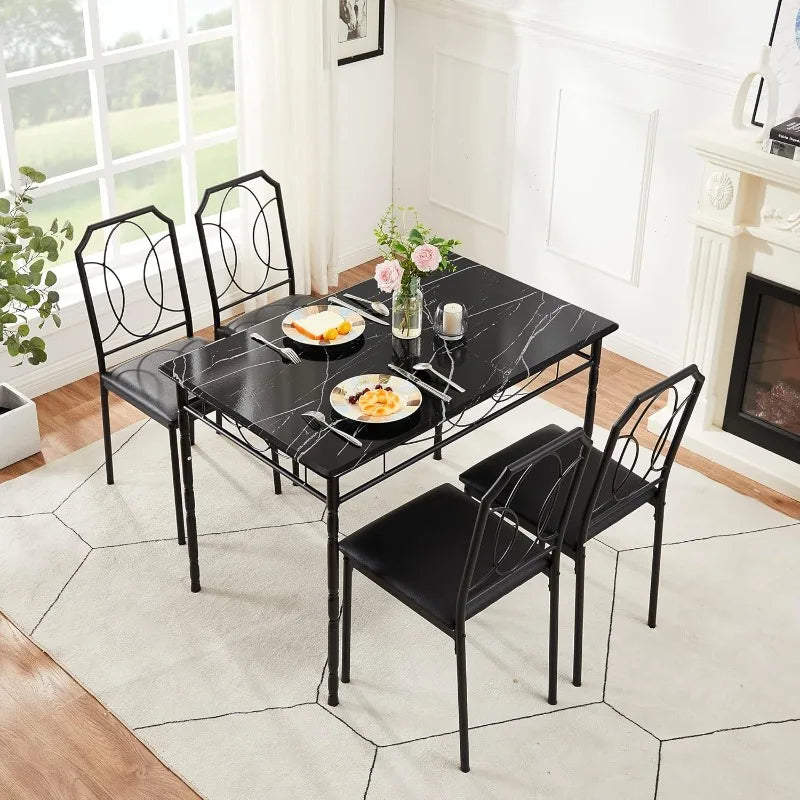 5 Piece Dining Table Set