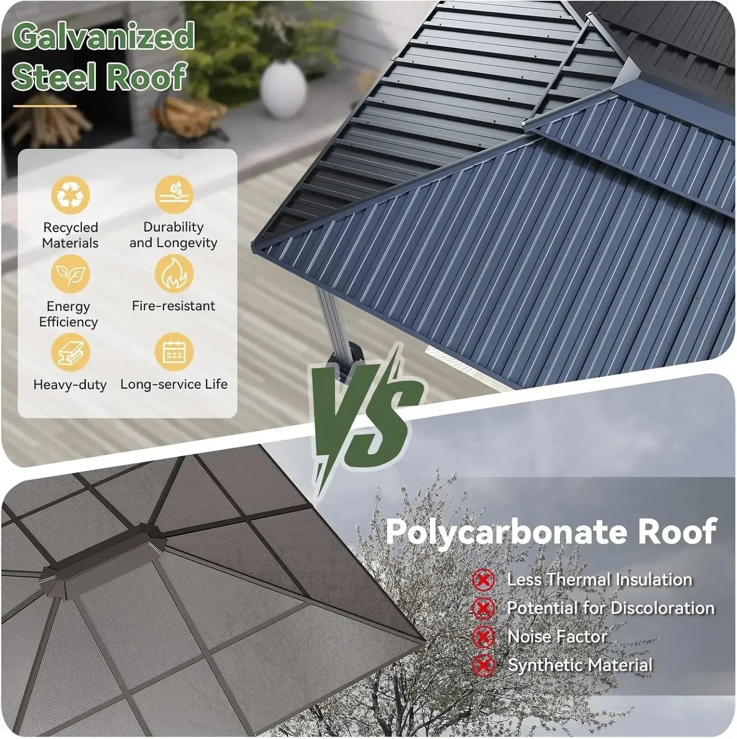 Hardtop Gazebo Aluminum Frame