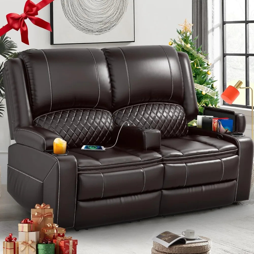 Modern Loveseat Recliner Sofa for Living Rooms & Lounging