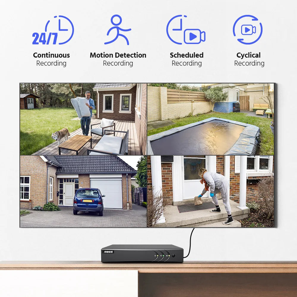 Night Vision Security System Home & Office Protection