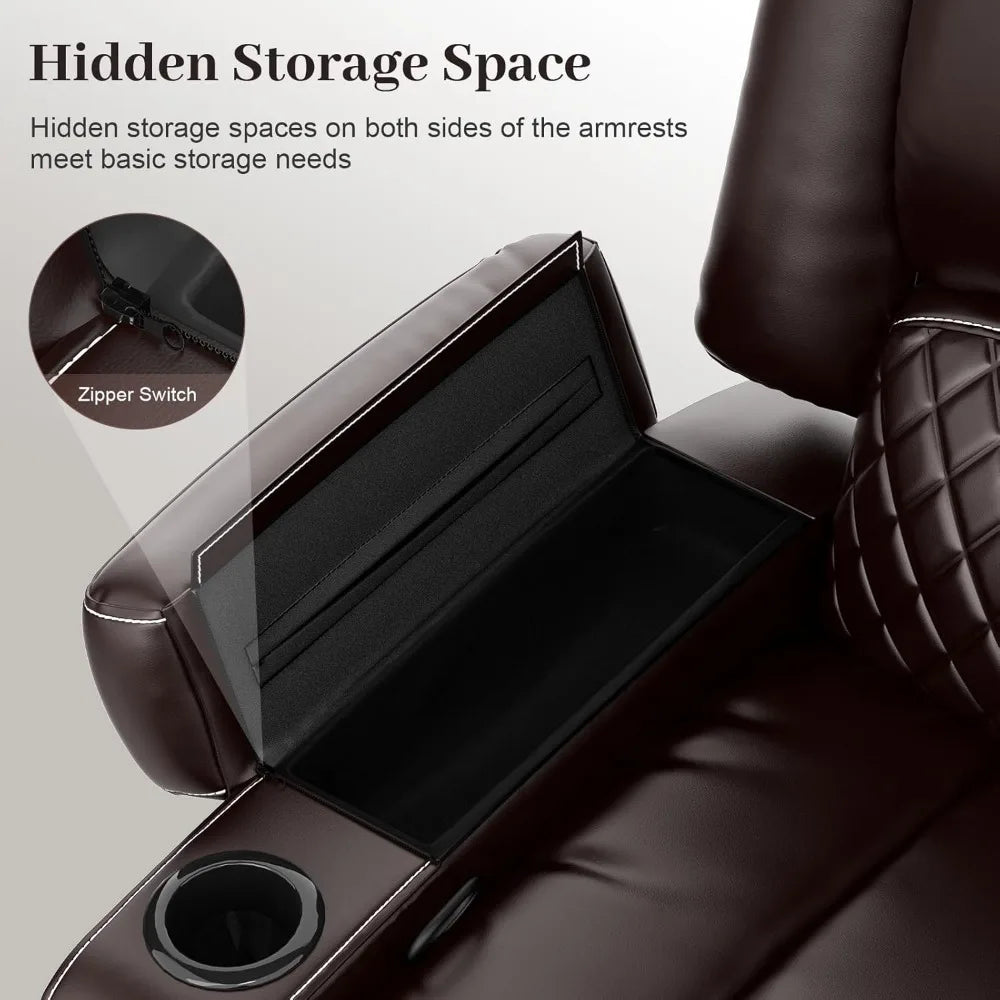 Modern Loveseat Recliner Sofa for Living Rooms & Lounging