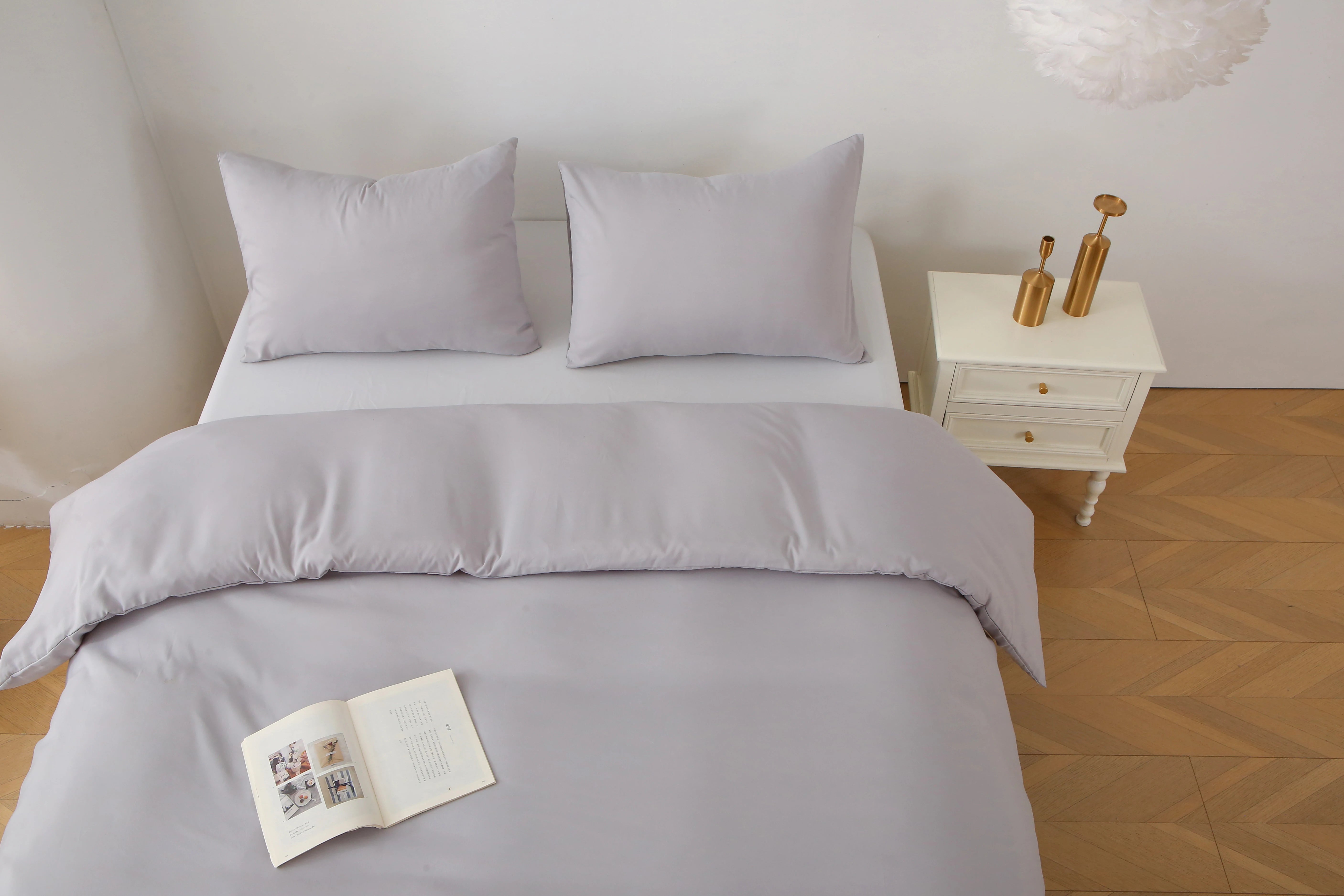 Luxury Solid Color Bedding Set for Bedrooms