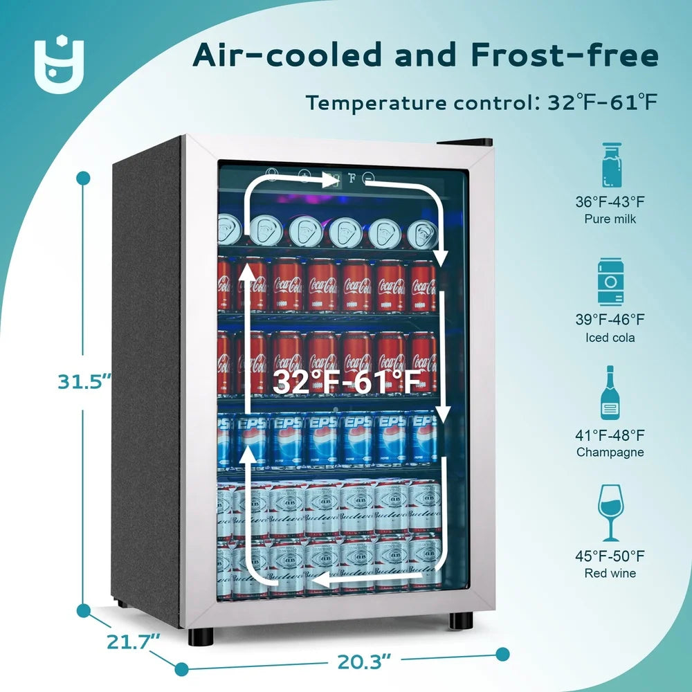 145 Can Beverage Refrigerator