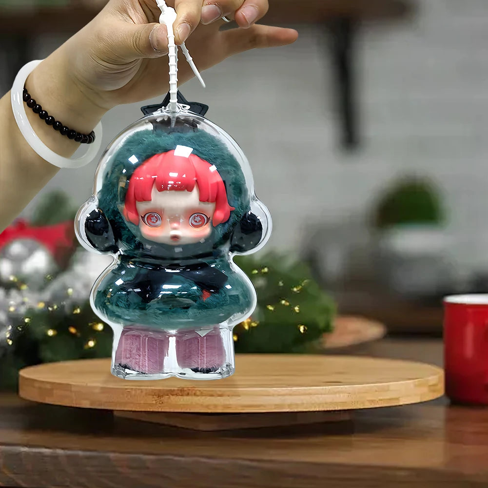 Transparent Case/Skull Panda Doll