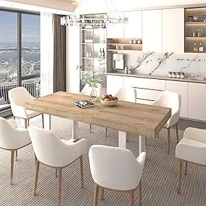 Extendable Dining Room Table 78.74 Inches