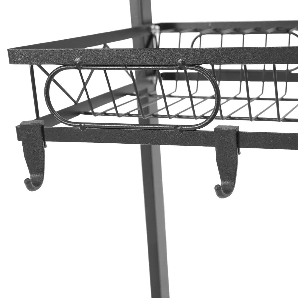 Over Sink Dish Drying Rack Space-Saving Kitchen Organizer