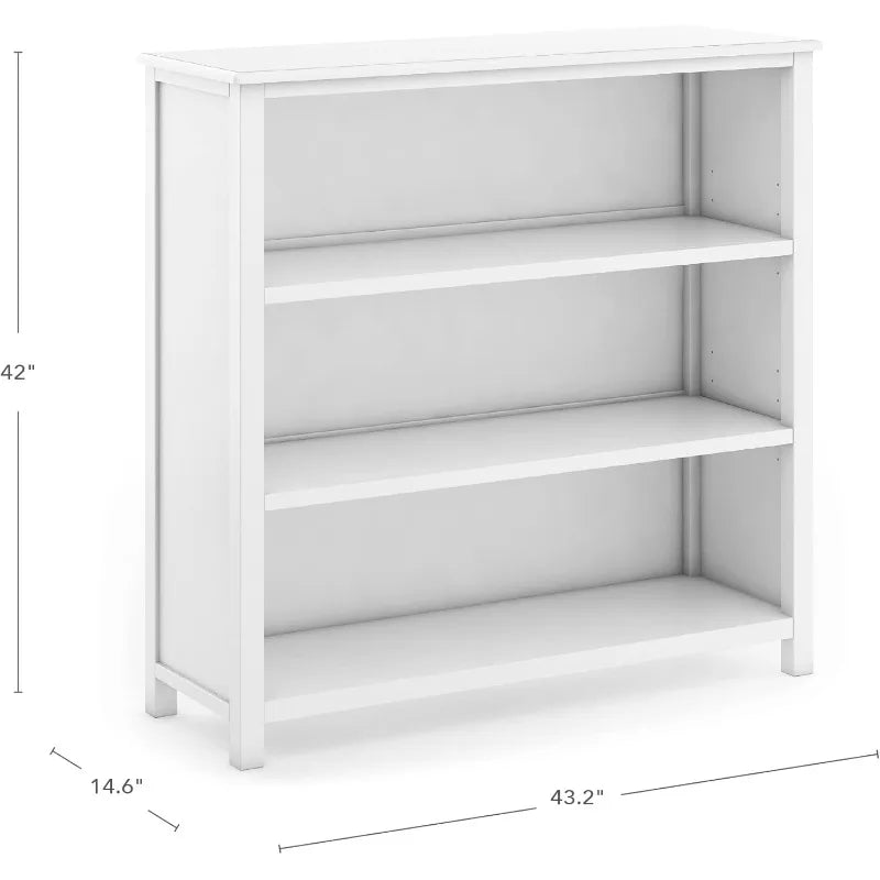 3-Shelf Bookcase 42"
