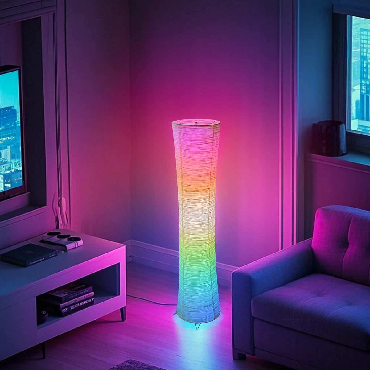 Modern Paper Lamp Remote Control for Comfortable Ambient Lighting