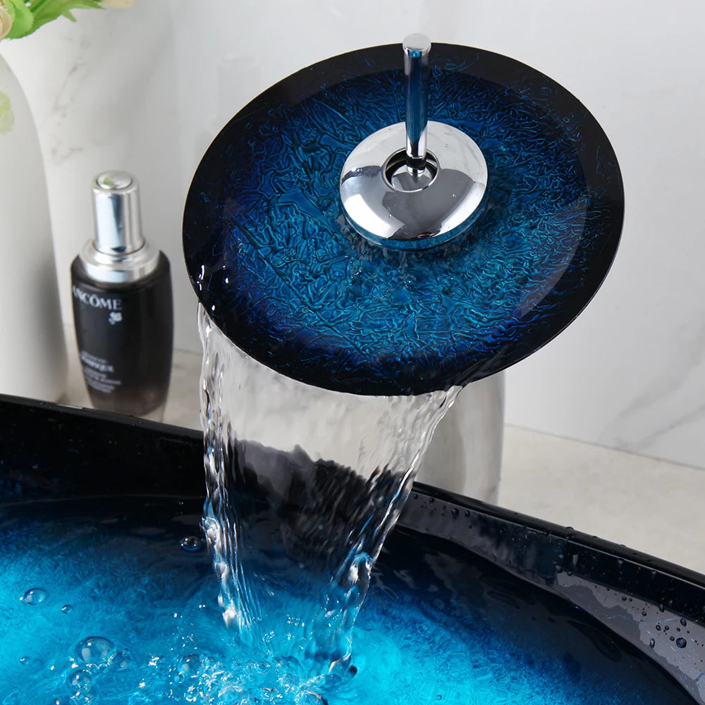 Tempered Glass Vessel Sink