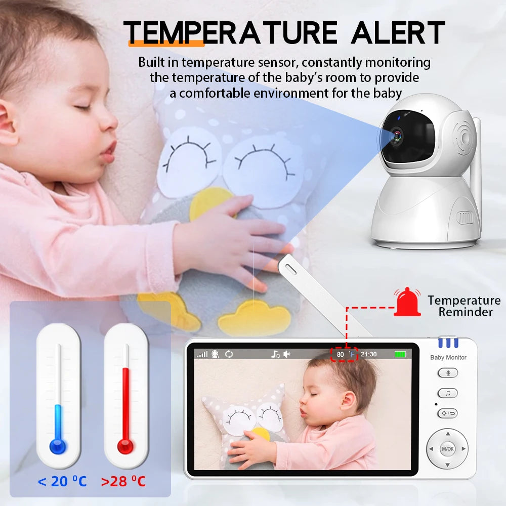 5.0Inch Electronic Baby Monitor